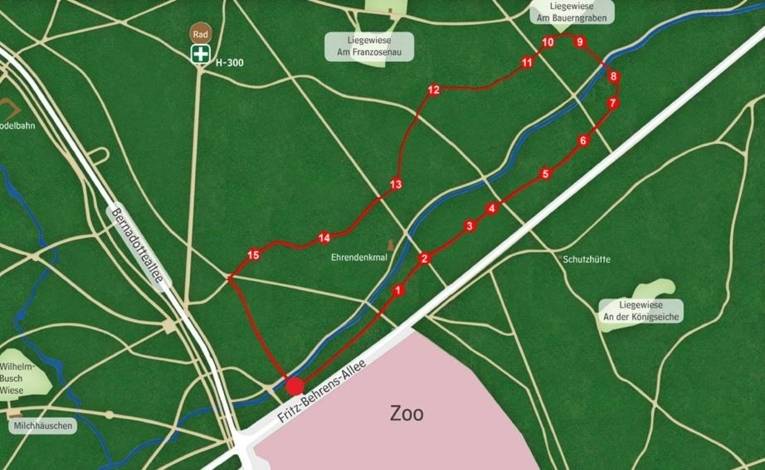 Trimm-dich-Pfad Eilenriede (Karte) | September | 2019 | Meldungen Trimm-dich-Pfad Eilenriede (Karte) | September | 2019 | Meldungen