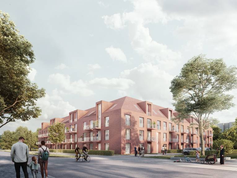 Entwurf eines Wohnblocks