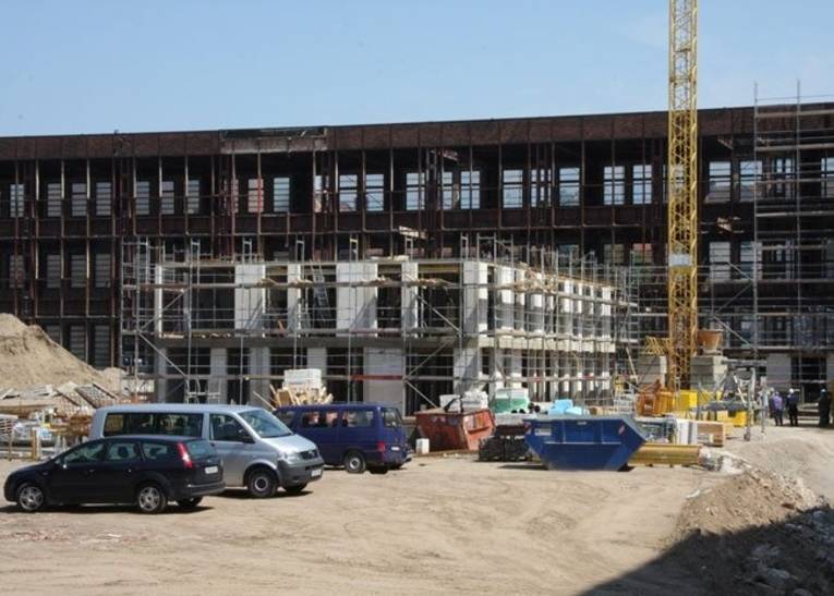 Baustellenansicht Hanomag-Gelände