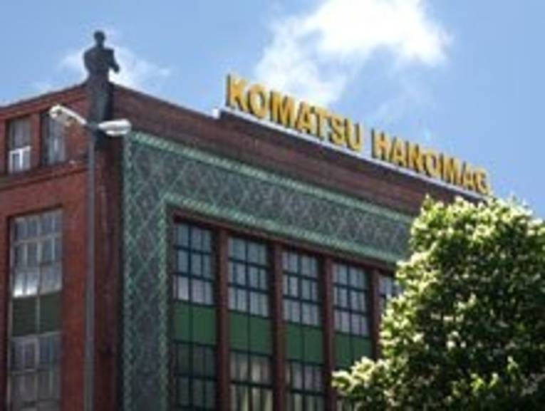 Schriftzug auf dem denkmalgeschützten Hanomag-Gelände