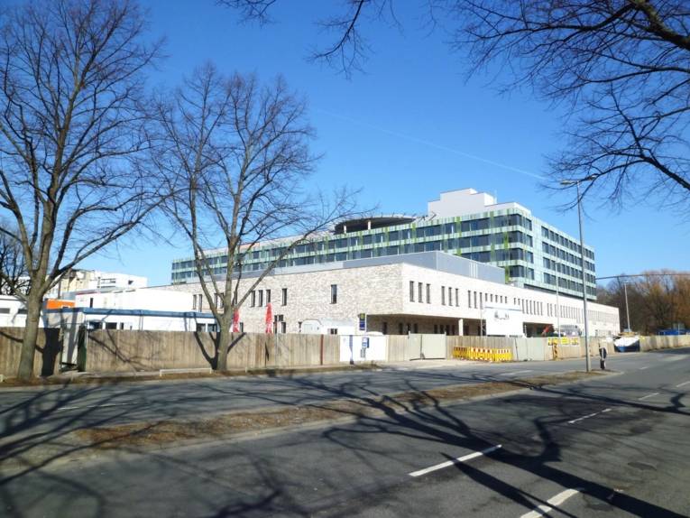 Baufortschritt, Neubau Krankenhaus Siloah, Stand 04.03.13