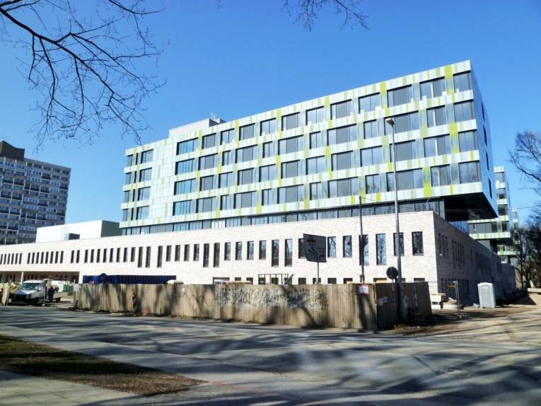 Baufortschritt, Neubau Krankenhaus Siloah, Stand 04.03.13