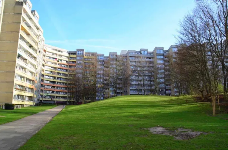 Der Canarisweg in Hannover-Mühlenberg