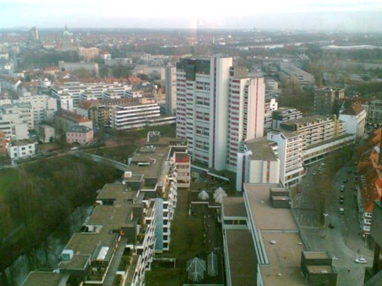 Blick aufs Ihmezentrum