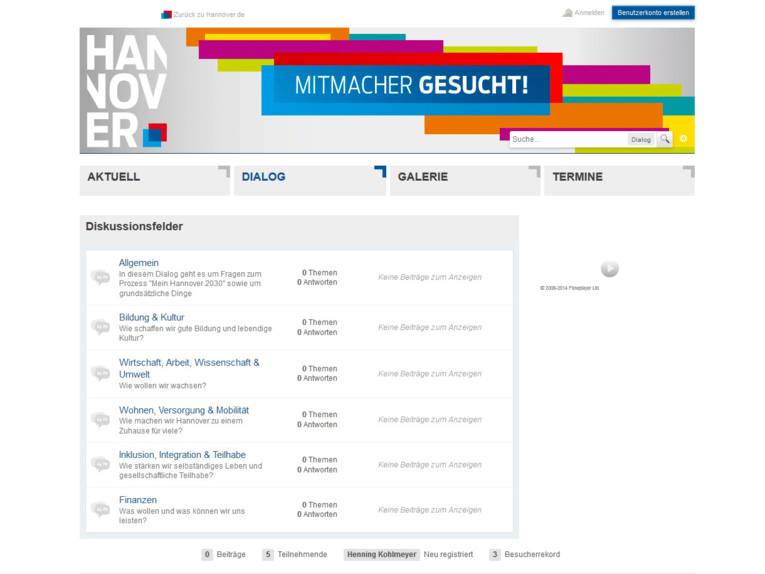 Screenshot Online Dialog