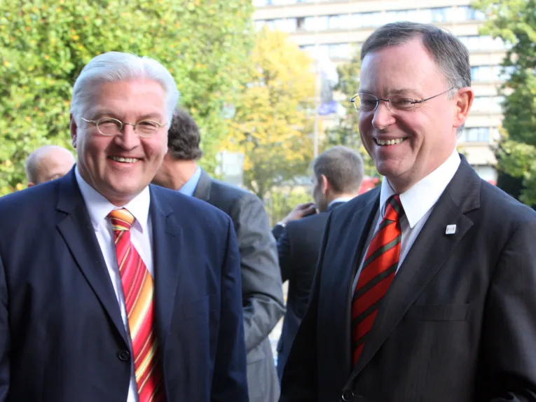 Dr. Frank-Walter Steinmeier und Oberbürgermeister Weil