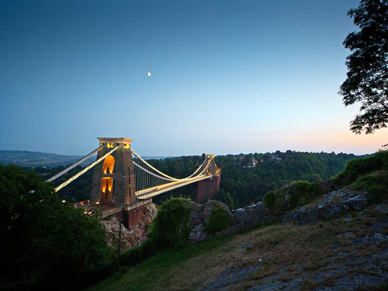 Brücke im Abendlicht
