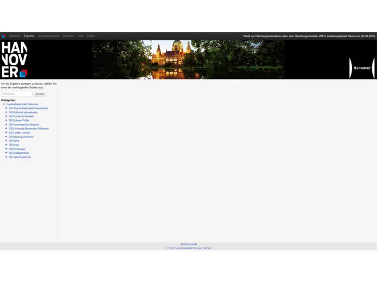 Screenshot Ergebnisse OberbürgermeisterInwahl