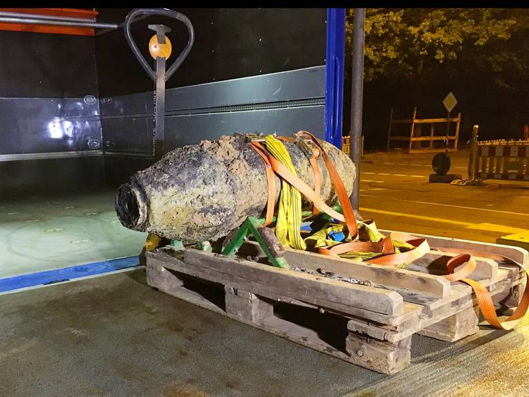 Entschärfte Fliegerbombe in Badenstedt