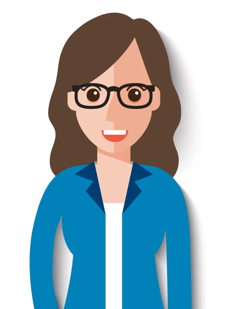 Avatar einer Frau. 