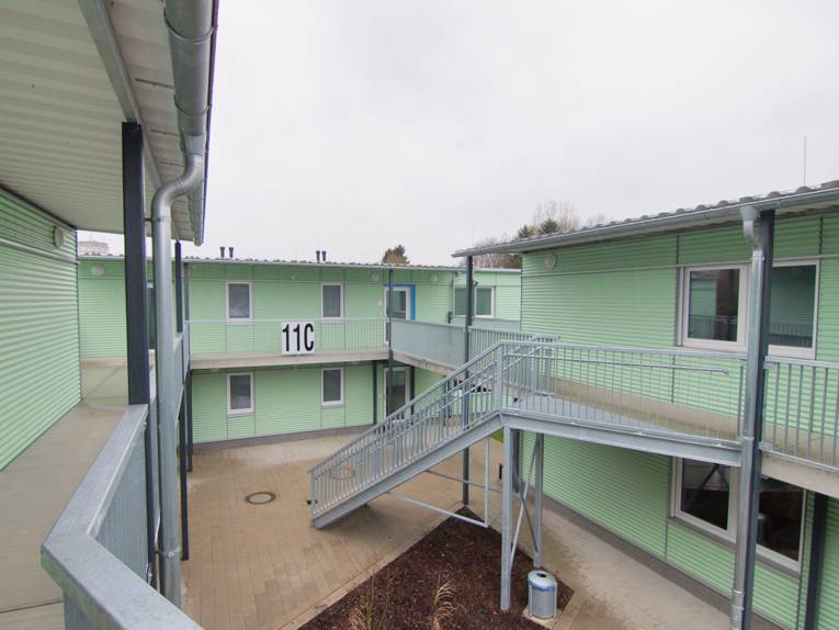 Die Unterkunft in der Kampstraße