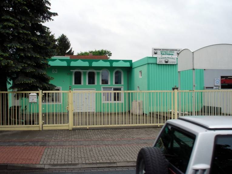 Außenansicht der Moschee am Listholze