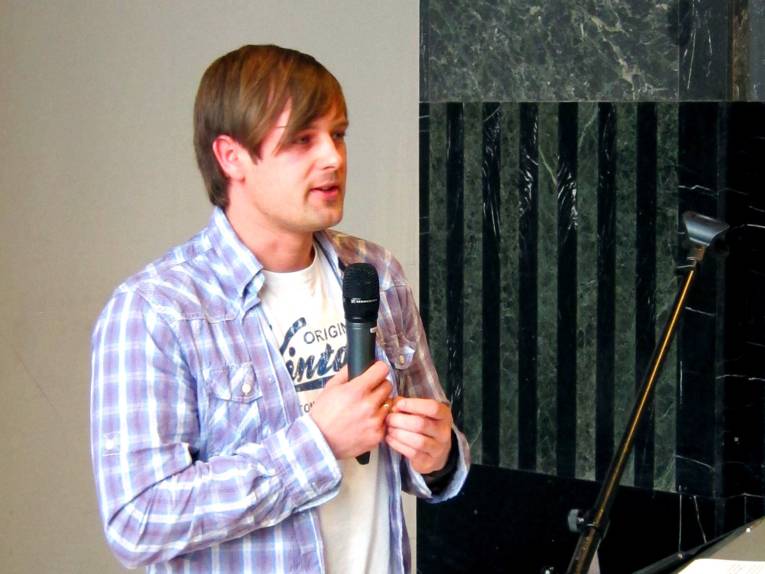 Jugendpastor Jan Fehring sprach für die Gruppe „Powerzone“