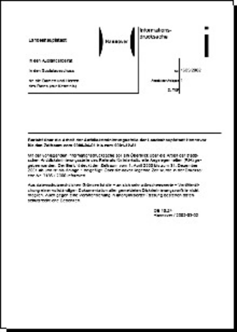 Titelseite zum Arbeitsbericht der Antidiskriminierungsstelle für 1999/2000