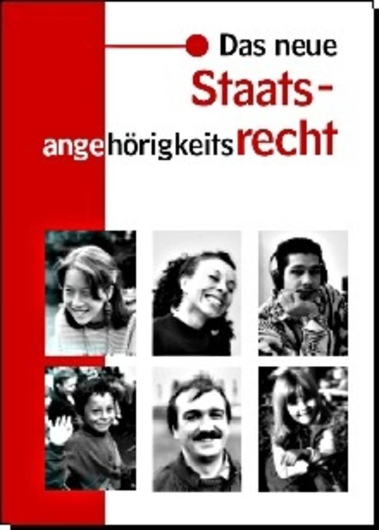 Titelseite des Berichts zum neuen Staatsangehörigkeitsrecht