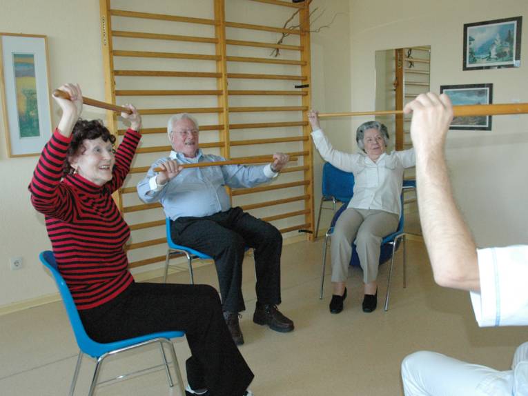 Gymnastikkurs im Willy-Platz-Heim