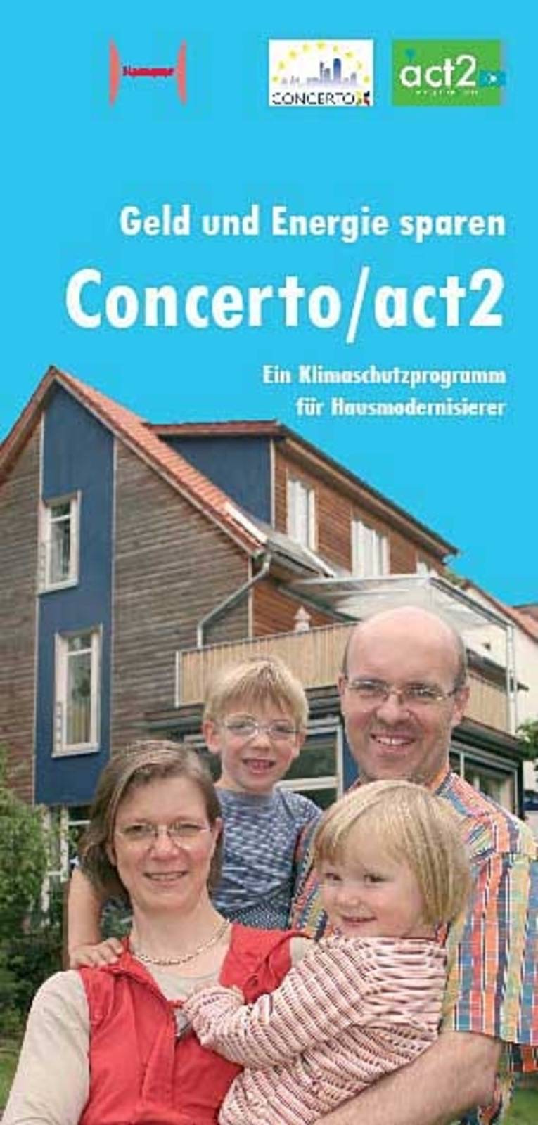 Das Titelblatt des Flyers zum Concerto/act2-Programm