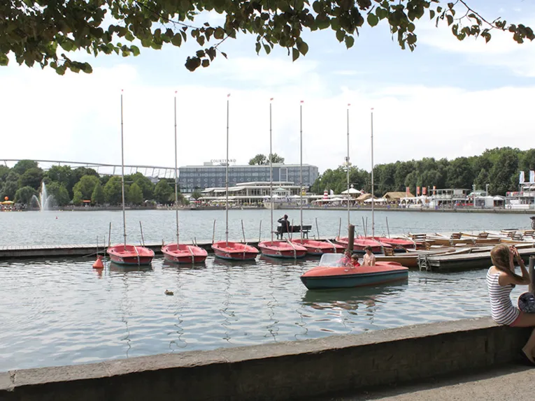 Tretbootsteg am Maschsee