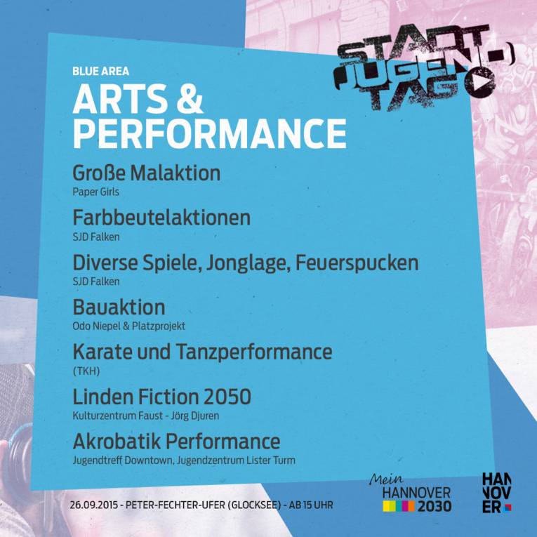 Was passiert in der Blue Area: Arts & Performance