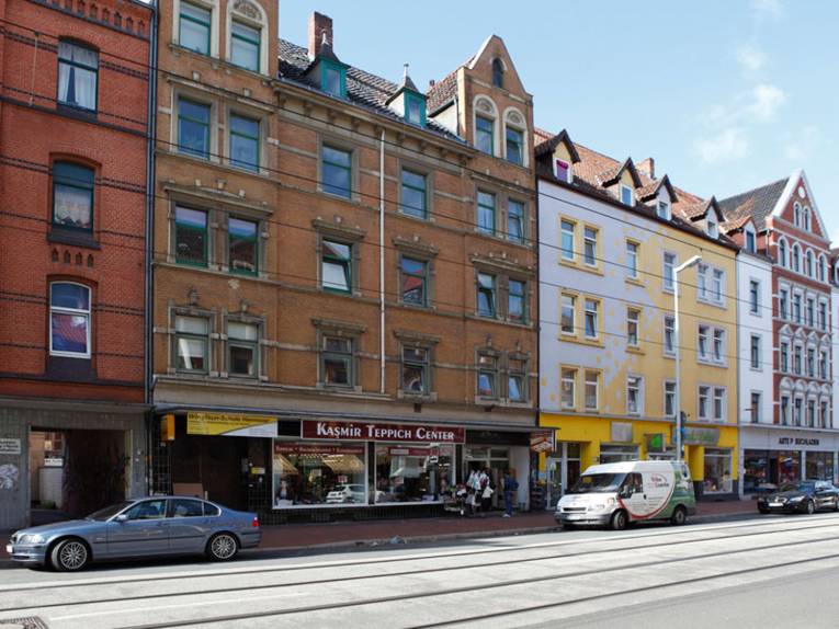 Häuserzeile in der Limmerstraße