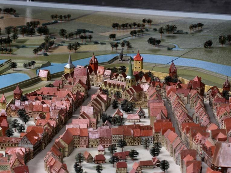 Modell der Altstadt