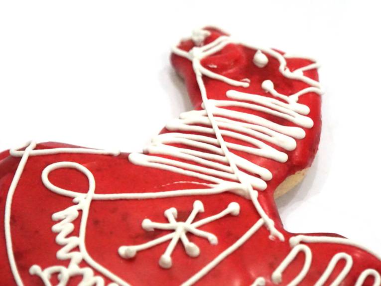 Gebäck in Gestalt eines Pferdes