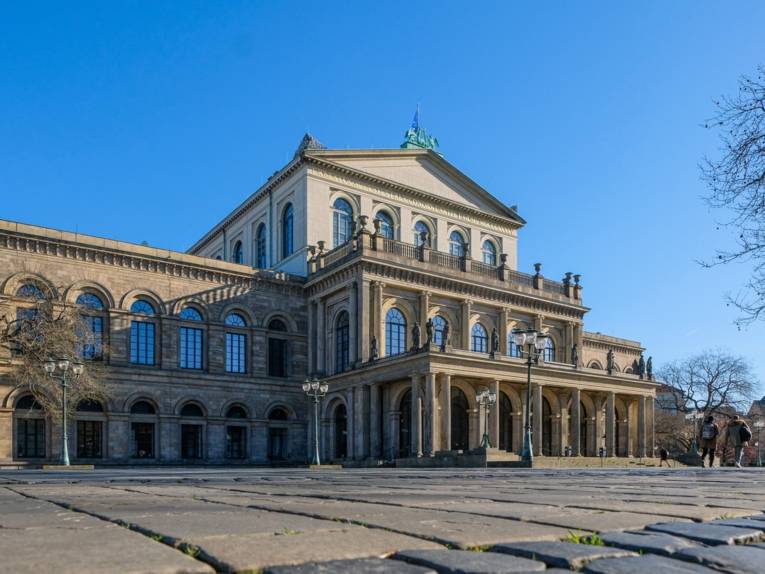 Aufnahme von dem Gebäude der Staatsoper Hannover