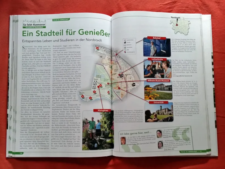 Aufgeschlagenes Buch