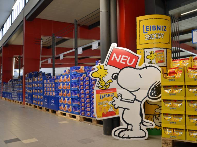 Foto: Der Fabrikverkauf von Bahlsen in der Markthalle.