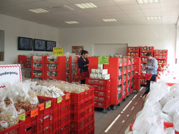 Foto: Der Fabrikverkauf von Parlasca in Burgdorf.