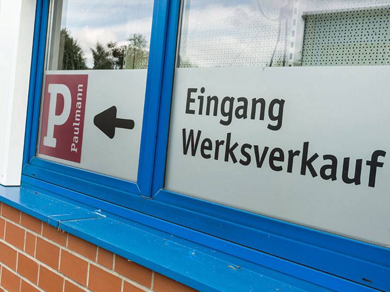 Foto: Der Fabrikverkauf von Paulmann in Springe.