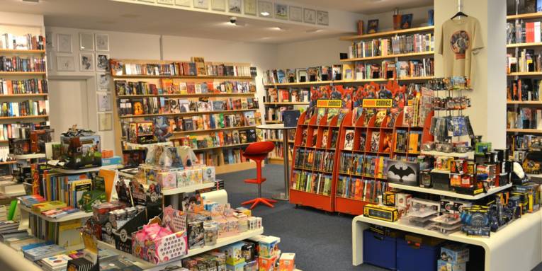 Foto: Die Comic-Buchhandlung "Comix" in Hannover.