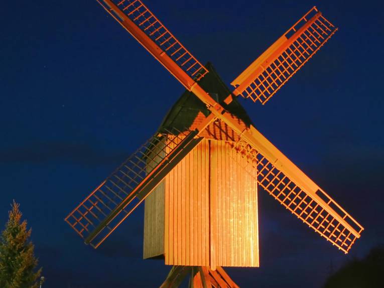 Foto: Sorgenser Bockwindmühle.