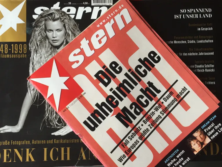 Stapel Zeitschriften