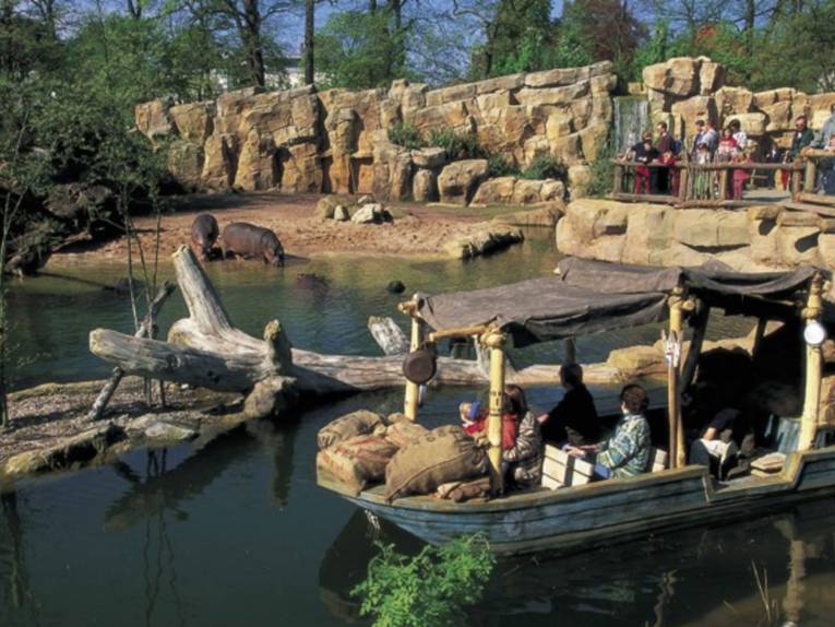 Sambesi-Bootsfahrt im Erlebnis-Zoo Hannover