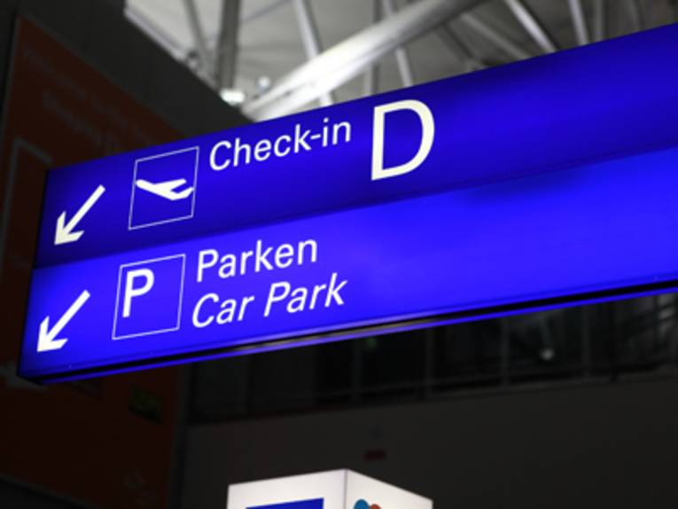 Check-In board at an airport.