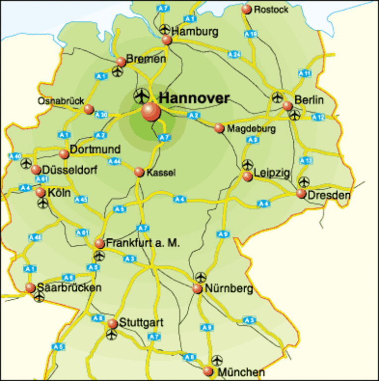 Ганновер на карте. Ганновер на карте Германии. Ганновер город в Германии на карте. Показать на карте Германии город Ганновер. Ганновер город в ФРГ на карте.