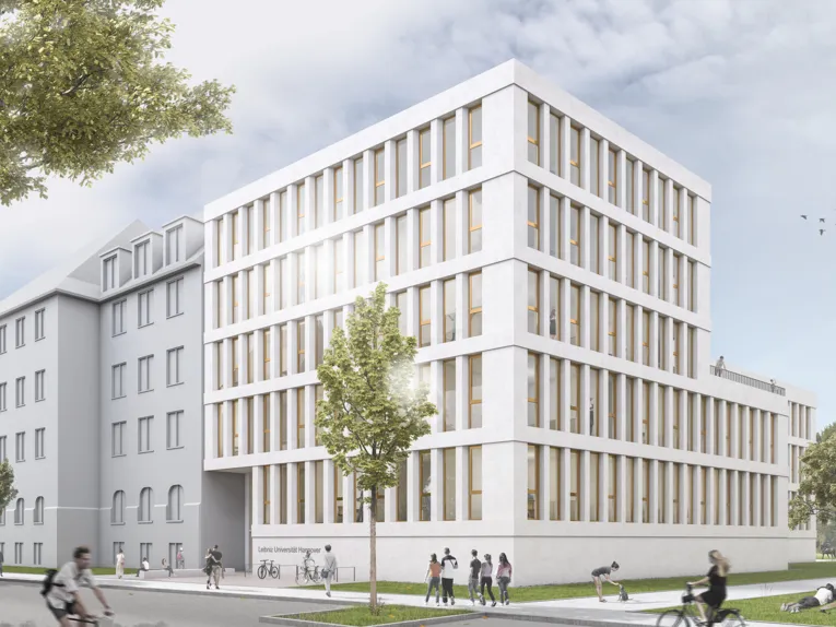 3D-Animation eines Gebäudes