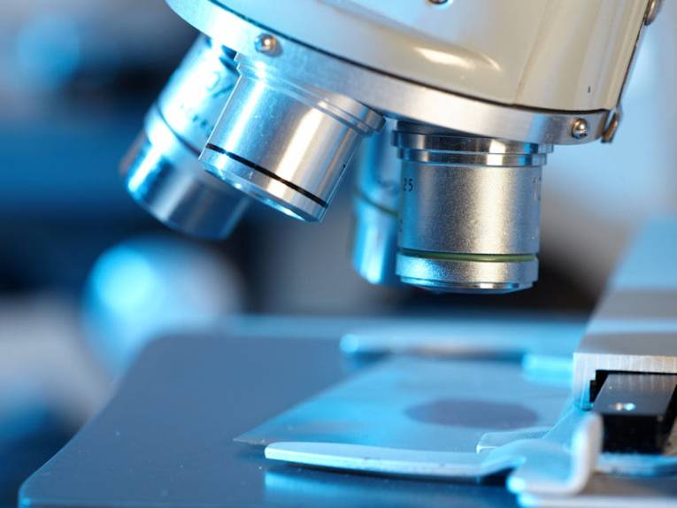 Teil eines Mikroskops