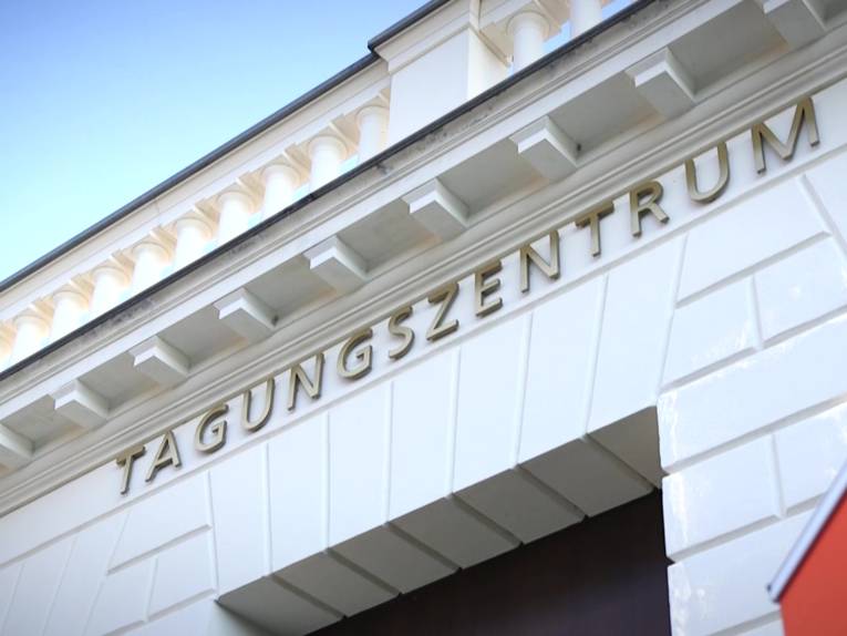 Schriftzug Tagungszentrum
