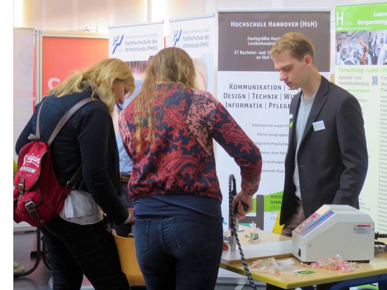 Situation auf einer Messe