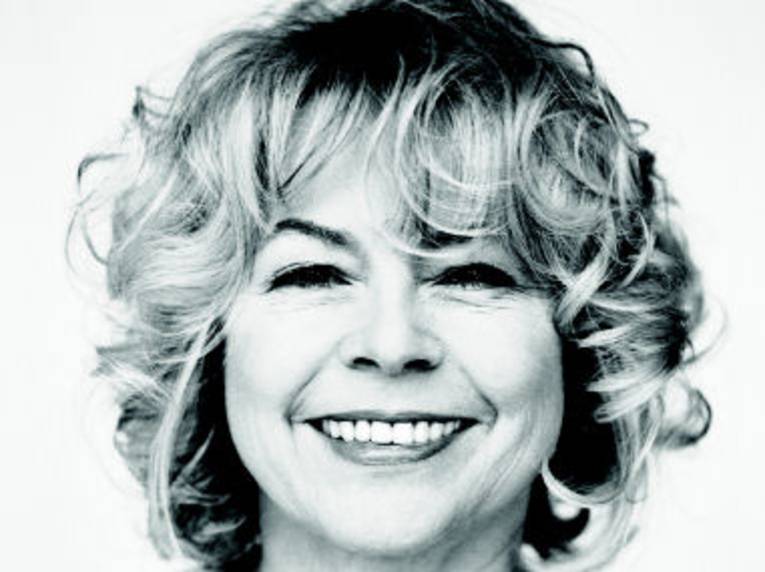 Schwarz-Weiß-Portrait Frau