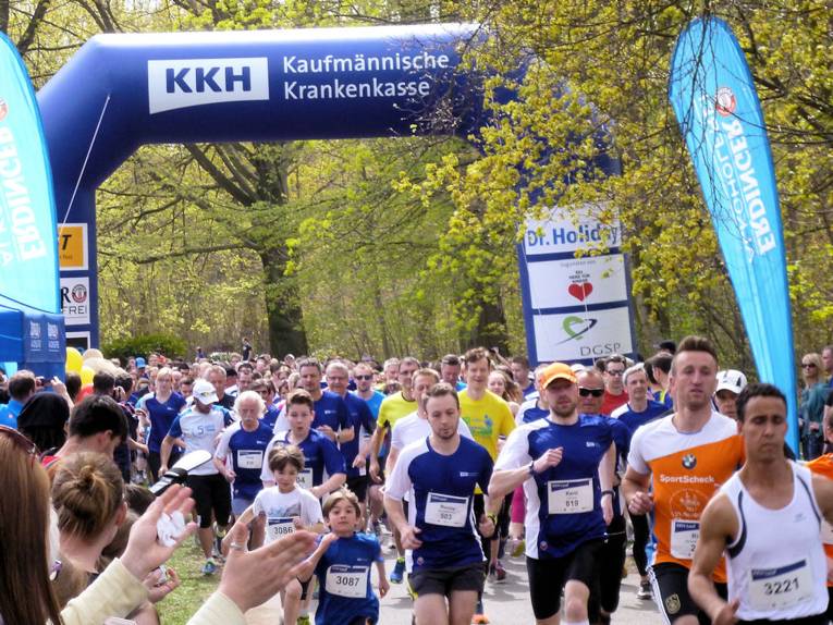 Läufer auf einer Laufveranstaltung