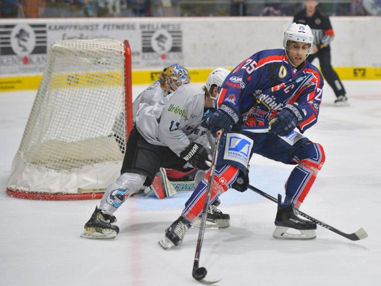 Szene aus einem Eishockeyspiel