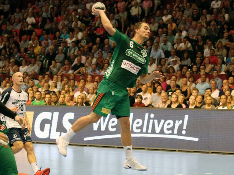 Spielszene aus einem Handballspiel