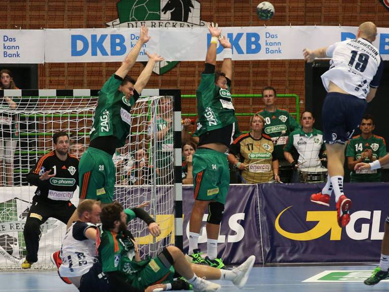 Spielszene aus einem Handballspiel