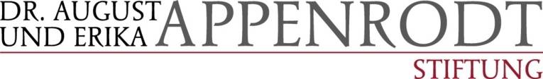 Logo mit der Schrift Dr. August und Erika Appenroth Stiftung