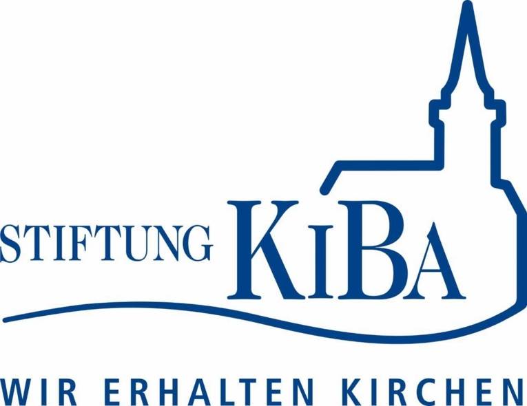 Logo mit der Schrift Stiftung Kiba Wir erhalten Kirchen