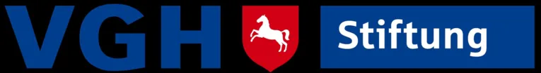 Logo mit einem Pferd und der Schrift VGH Stiftung