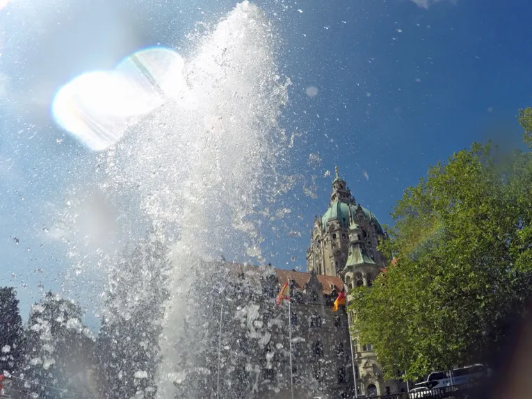 Brunnen mit Fontänen
